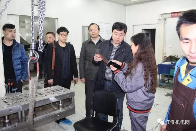 在銅陵豐山三佳微電子有限公司調研